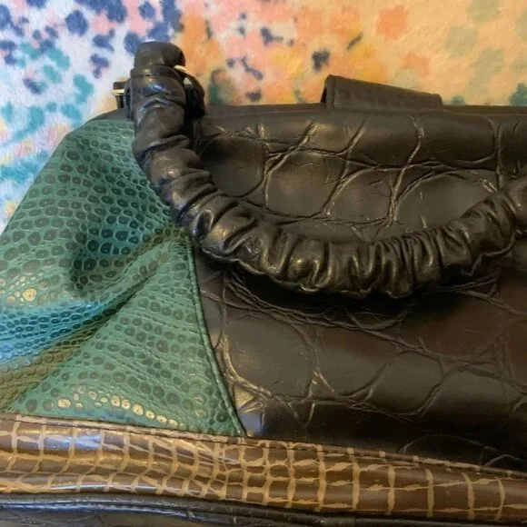 Vintage Barbara Handbag/Shoulder bag giraffe leather - Picture 12 of 12